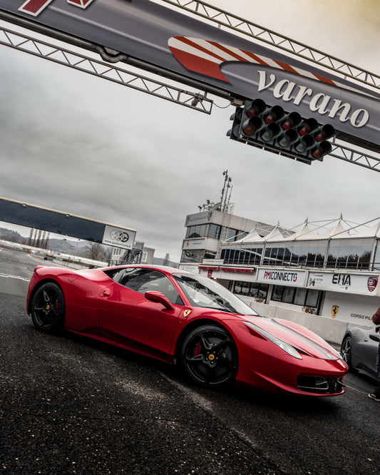 Co-pilota in Ferrari 458 Italia