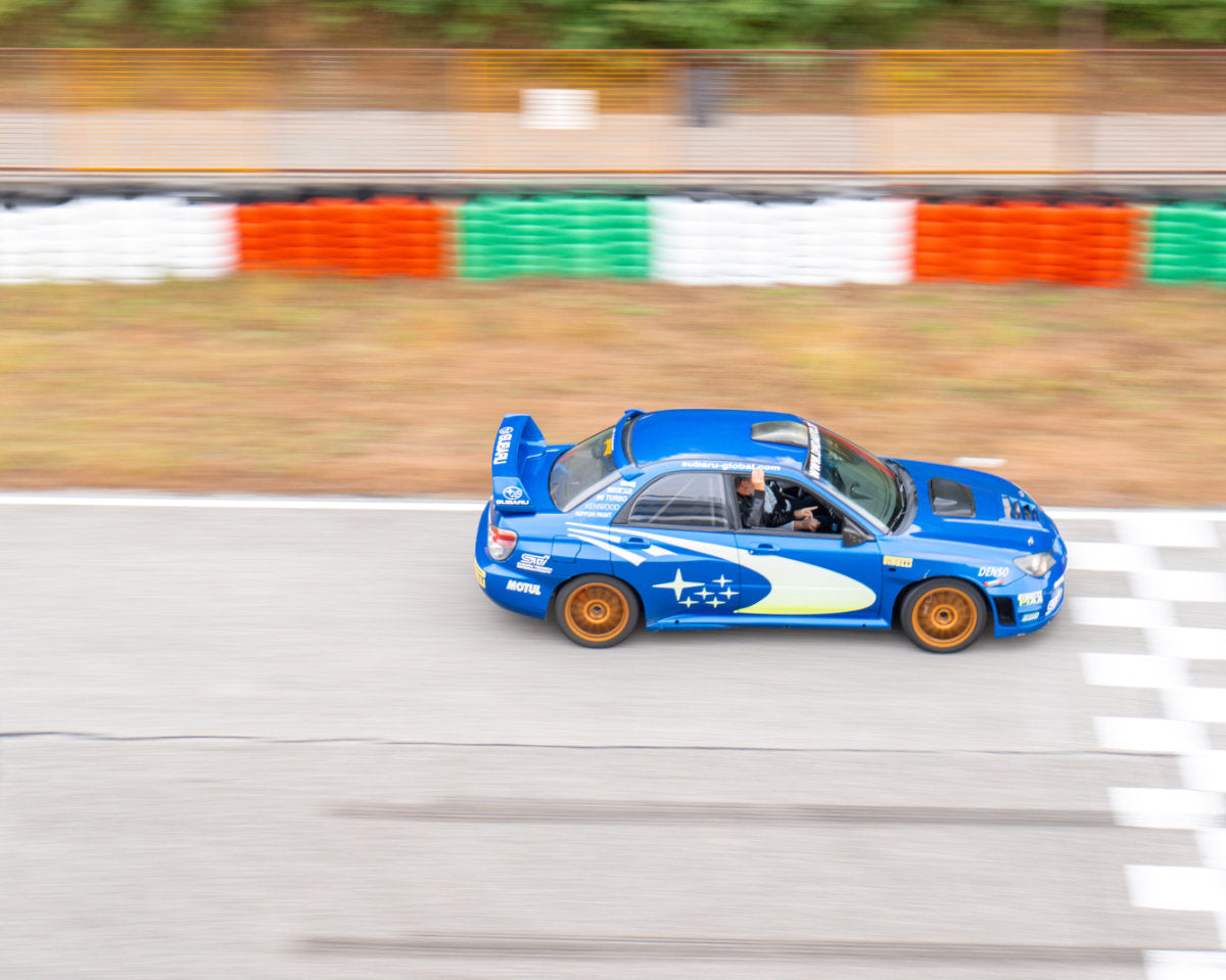 Co-pilota in Subaru Impreza STI